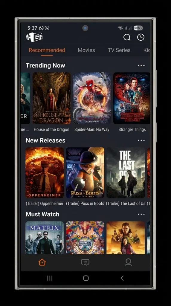 magis tv app android screenshot 1